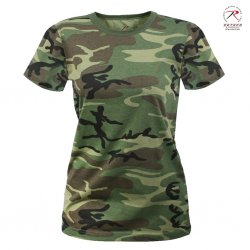 Woodland Camo T-Shirt - Women