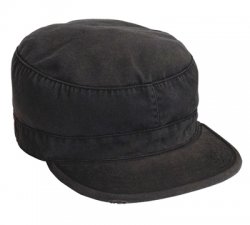 Vintage Black Fatigue Cap