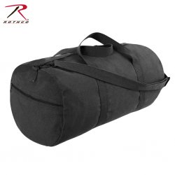 Army Shoulder Bag Canvas - Black
