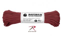 ROTHCO NYLON PARACORD 550LB 100 FT / BURGUNDY