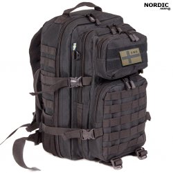 Nordic Army Assault Ryggsekk Net Pocket 50L - Svart
