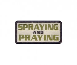 ROTHCO SPRAYING / PRAYING PATCH WITH HOOK BACK