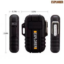 ARC Explorer USB Lighter - Black