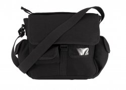Urban Explorer Canvas Shoulder Bag Black
