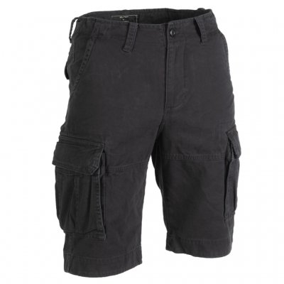 Miltec Vintage Stentvättad Shorts - Svart
