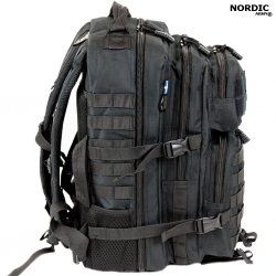 Nordic Army® Assault Back Pack Net Pocket 50L - Black