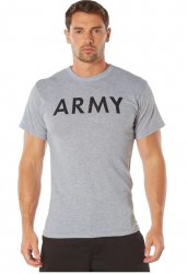 Rothco T-Shirt med print ARMY Grey