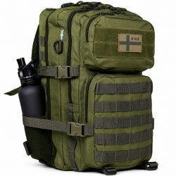 Army Gross Assault Rucksack 40L Net Pocket - OD