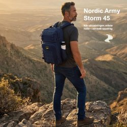 Nordic Army Storm 45 | The Field Backpack – Navy Blue