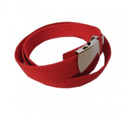 Military Web Belt Red