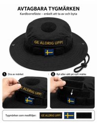 Army Gross Booniehat - Svart