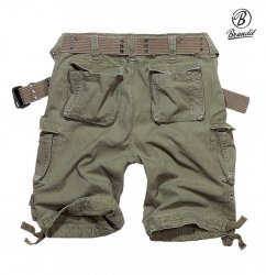 Brandit army shorts grön