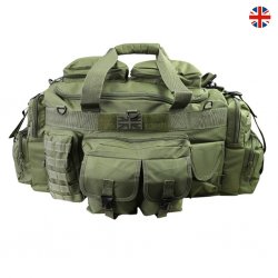 Brittisk-Militär-duffelbag-100L---Olivgrön