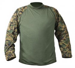 Amerikansk Rothco Digital Woodland Combat Skjorta