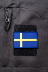 Nordic Army® Matterhorn Tre Kronor Hoodie - Grå