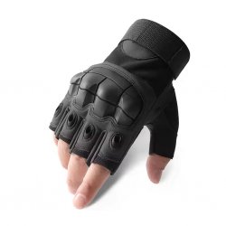 Nordic Alpha Fingerless Tactical Handskar - Black