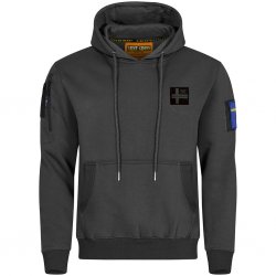 Nordic Army Pullover Hoodie - Grå