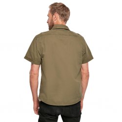 Brandit Vintage Short-Sleeved Summer Shirt Men – 100% Cotton - Olive