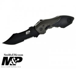 SMITH & WESSON MILITARY POLICE ASSISTED OPENING KNIFE