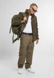 Men Ramble Teddy Fleece Jacket – Olive