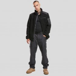 Men Ramble Teddy Fleece Jacket - Black