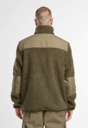 Men Ramble Teddy Fleece Jacket – Olive