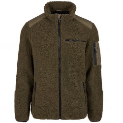 Men Ramble Teddy Fleece Jacket – Olive
