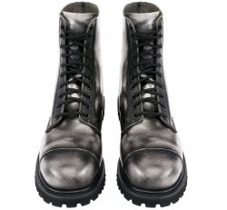 Brandit Rub Off Phantom 10 Eye Kängor - Grå-Svart