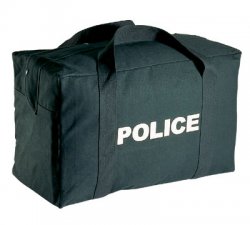 Polis Canvas Gear väska Svart