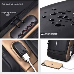 Army Gross Sling-Bag, Crossbody-Tasche – Schwarz-Grün