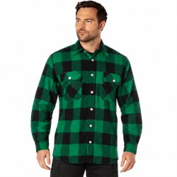 Original US Flanellskjorta Green/Black