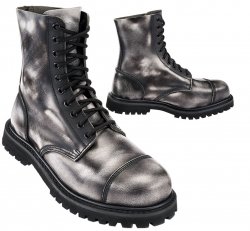 Brandit Rub Off Phantom 10-Eye Boots – Grey/Black