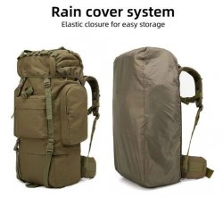 Nordic Army Defender Rygsæk – 65 liter – Olivengrøn