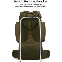 Nordic Army Defender Rygsæk – 65 liter – Olivengrøn