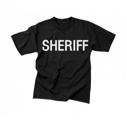 Rothco Law Enforcement Sheriff T-Shirt Svart