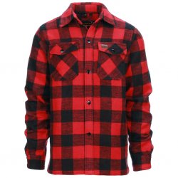 skogshuggarskjorta-flannel-röd