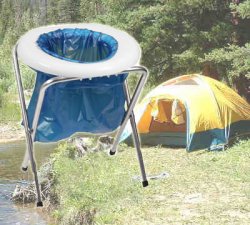 Bärbar toalett för camping, Campingtoalett