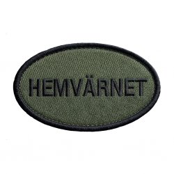 Home Guard fabric patch – Swedish patch with hook-and-loop backing