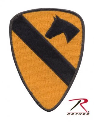 Amerikansk Rothco First Cavalry Tymärke