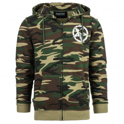 Zipper Hoodie Allied Star-Punisher Camo