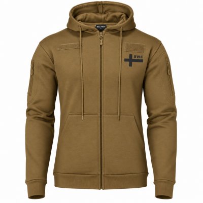 Miltec-hoodie-coyote Brun-SWE