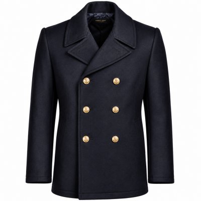 Mil-Tec Cabanjacke Pea Coat – Marineblau