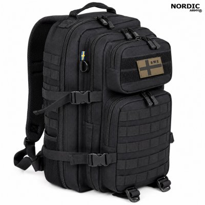 Nordic Army Rucksack net pocket 28L - Schwarz