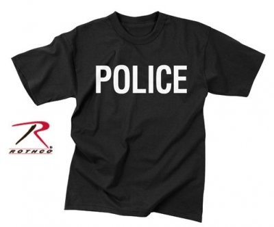 Rothco Polis t shirt - Svart