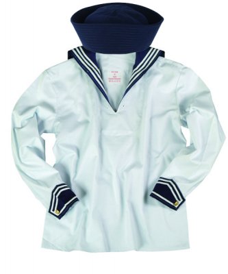 Sjömansskjorta & sjömansmössa - UNISEX marinblå