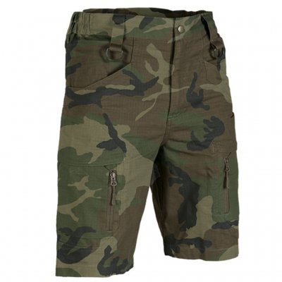 Miltec ASSAULT SHORTS 100% Cotton - Woodland Camo