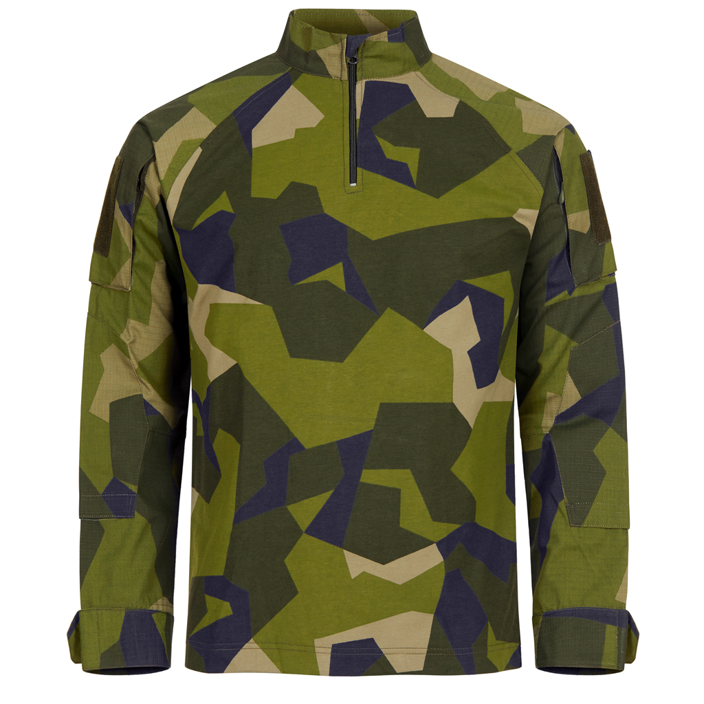 Nordic Army® Long Sleeve Combat Shirt - M90 Camouflage - Combat Shirts ...